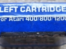 Picture label cart with blue plastic spine